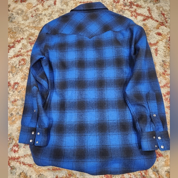 Vintage Pendelton Wool Shirt USA Made L - Picture 2 of 4